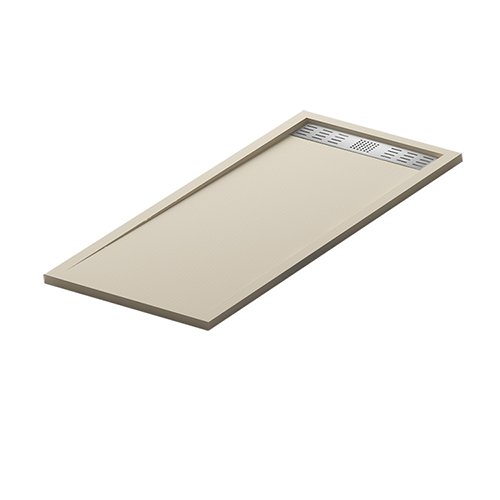Composite stone Shower Tray Solid Surface Anti-Slip Resin Base Shower base Pans trays for Villa