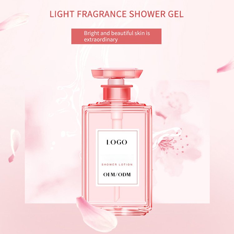 OEM/ODM Private Label Whitening Organic Niacinamide Shower Gel and Lotion Body Wash With Fragrance