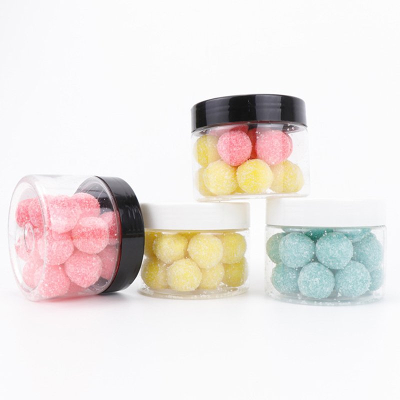 Private Label Exfoliating Candy Shower Sugar Ball Smooth Skin Exfoliating Round Body Scrub Ball