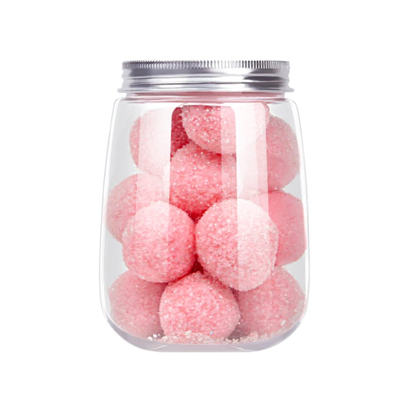 Private Label Exfoliating Candy Shower Sugar Ball Smooth Skin Exfoliating Round Body Scrub Ball