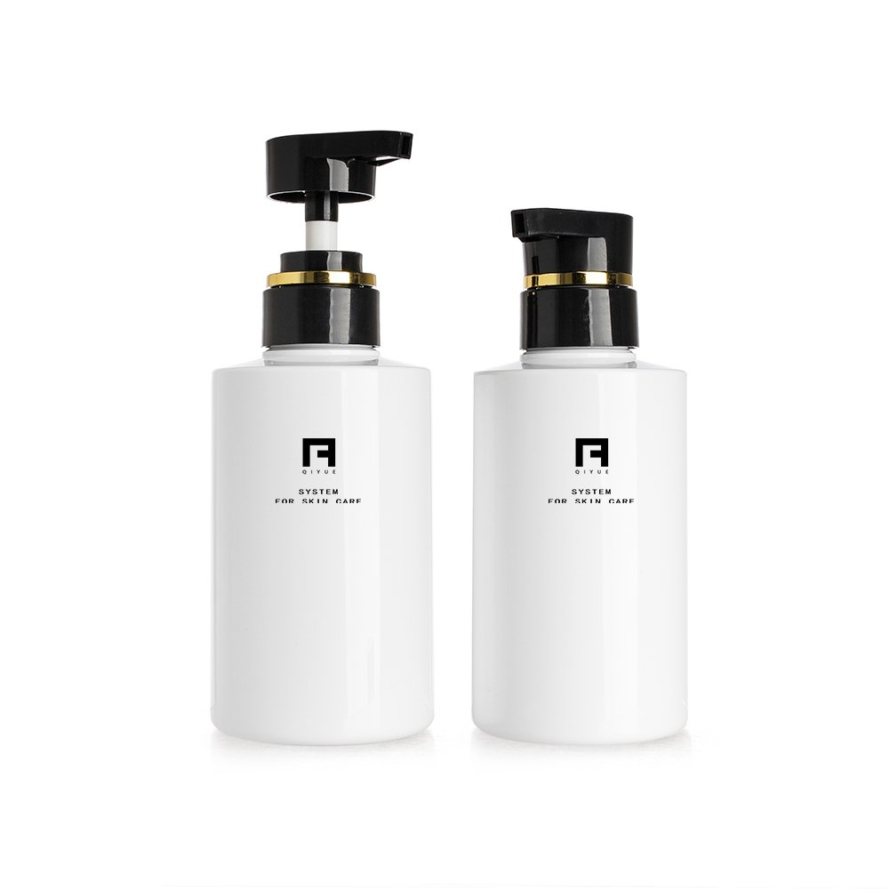 white pet lotion bottles 300ml shower gel bottle 400ml 600ml private label bottle shampoo packaging 500ml body lotion packaging