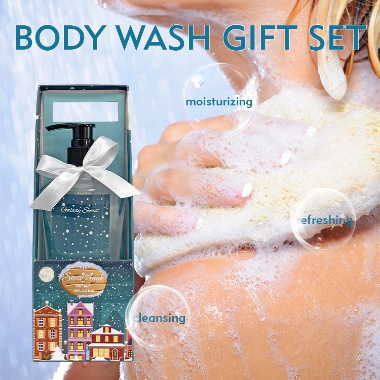 OEM Wholesale Aromatic Cleansing Body Wash Foam Abundance Body Wash Gift Set