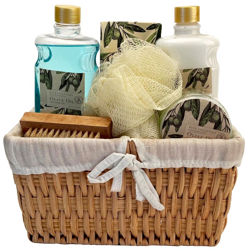 private label Customized eco-friendly recyclable Natural aromatic Mother's Day basket family hotel SPA gift set