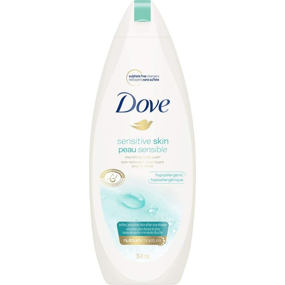 Dove Gentle Exfoliating Body Wash 550ml Whitening Shower Gel with Aloe and Milk Fragrance Moisturizing Refreshing for Adults