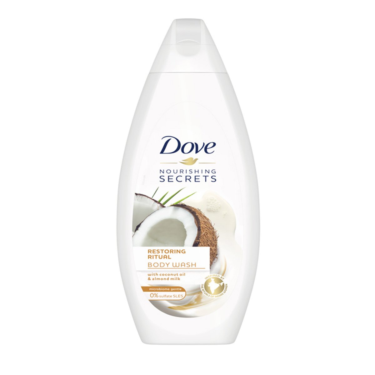 Dove Gentle Exfoliating Body Wash 550ml Whitening Shower Gel with Aloe and Milk Fragrance Moisturizing Refreshing for Adults
