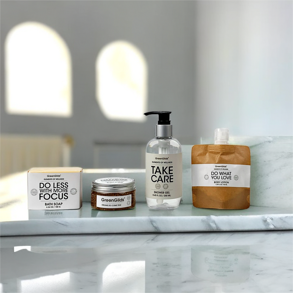 2024 New Design OEM Handmade Relaxation Elements Of Wellness Luxury Skin Care Bath Gift Sets Spa