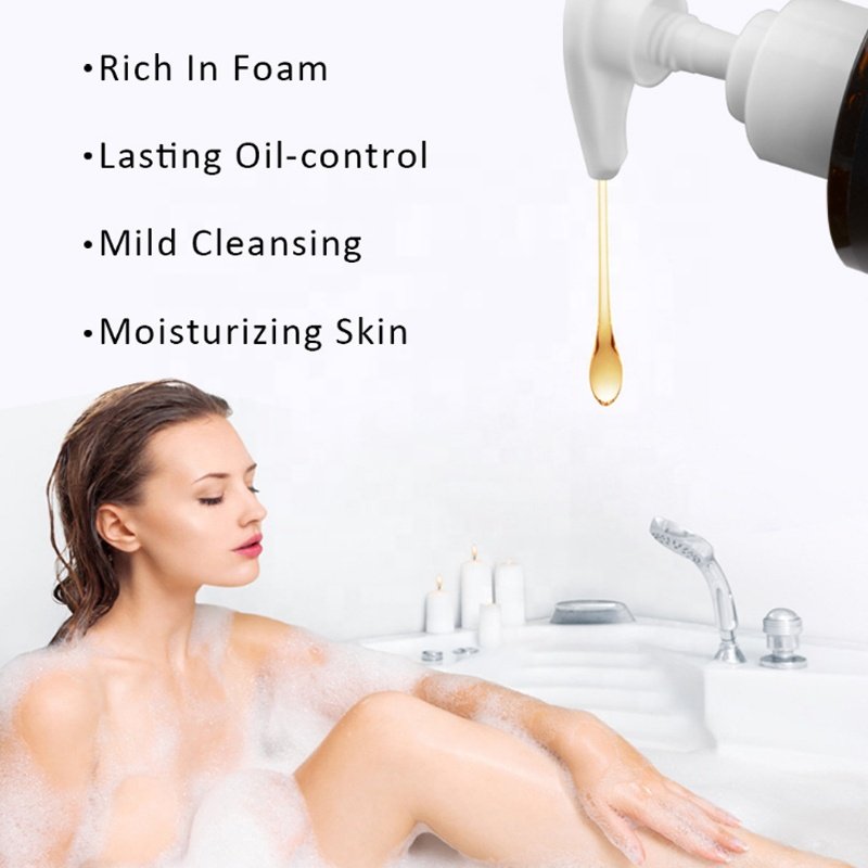 Organic Herbal Whitening Arabica Coffee Shower Gel 300ml Deep Cleansing Antioxidant Body Wash For Women Men