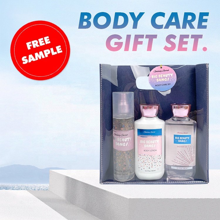 OEM Wholesale Shower Gel Body Lotion Shimmer Spray Cleansing Aromatic Moisturizing Nourishing Body Care Gift Set