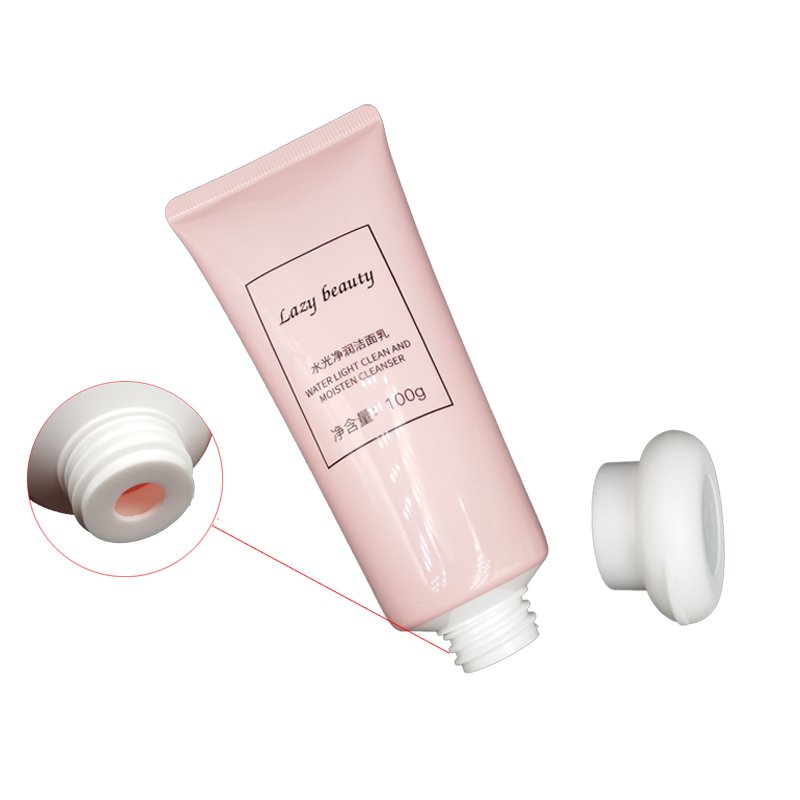 Custom 80ml100ml150ml Facial cleanser bottle PE lotion packaging tube for Hand cream shower gel body lotion