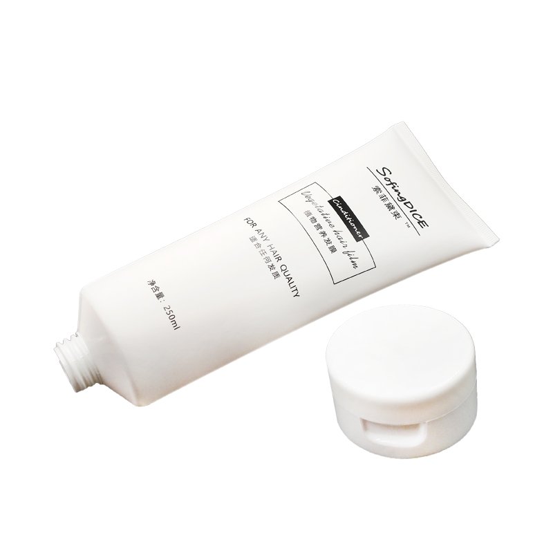 Custom 80ml100ml150ml Facial cleanser bottle PE lotion packaging tube for Hand cream shower gel body lotion