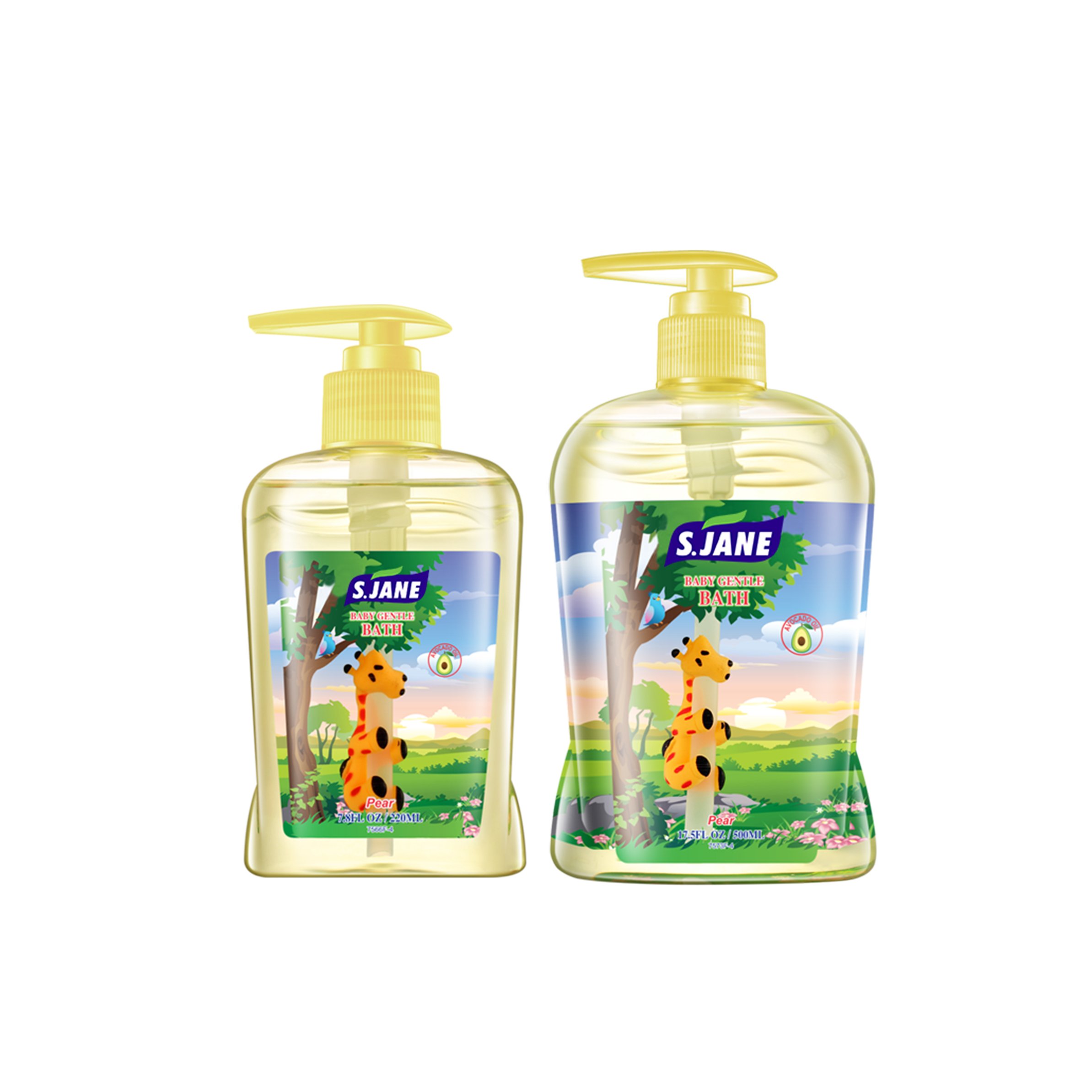 High Quality Baby Wash Body wash 220ml Baby Gentle Whitening OEM ODM Custom Ingredients For Babies kids or Adult