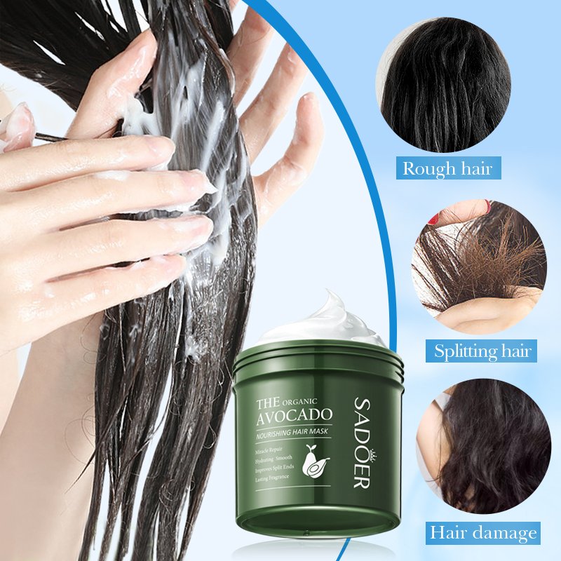 OEM SADOER Private Label Wholesale Avocado Amino Acid Bath Hair Shampoo Cleansing Skin Care Moisturizing Whitening Body Wash Set