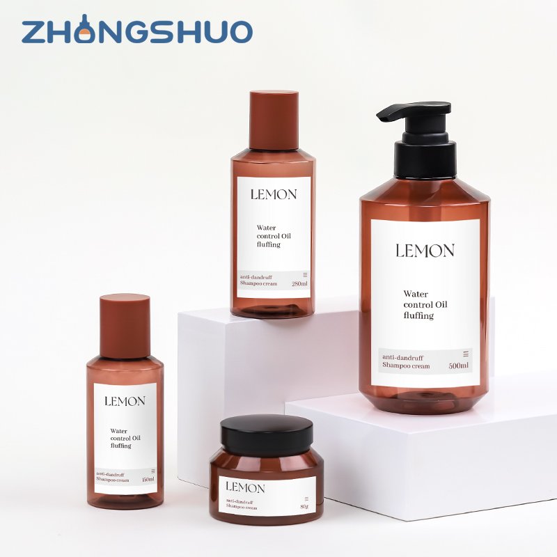 Luxury Green Shampoo and Conditioner Bottles 100ml Travel-Friendly Packaging for Body Wash and Shower Gel Solutions 300ml 500ml