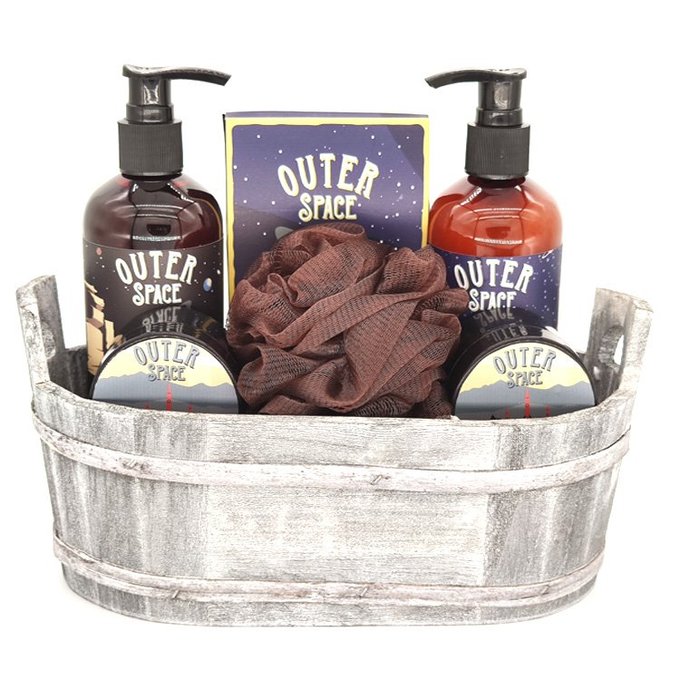 Bath Supplier Hot Sale OEM Body Care Set Shower Gel Body Lotion Body Scrub Bath Set for Holiday Gift Men