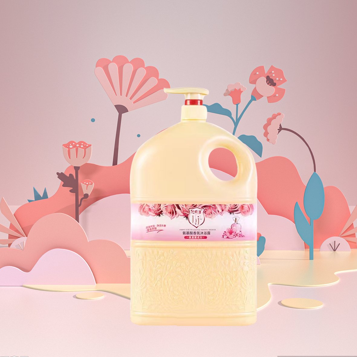 wholesale Flower Fragrance Hotel Shampoo Set Long Lasting Perfume Body Wash Shampoo hair Water