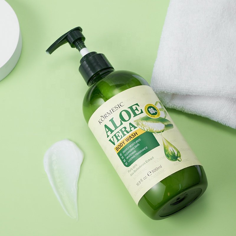 KORMESIC Wholesale private labels OEM Aloe Vera Body Wash shower gel