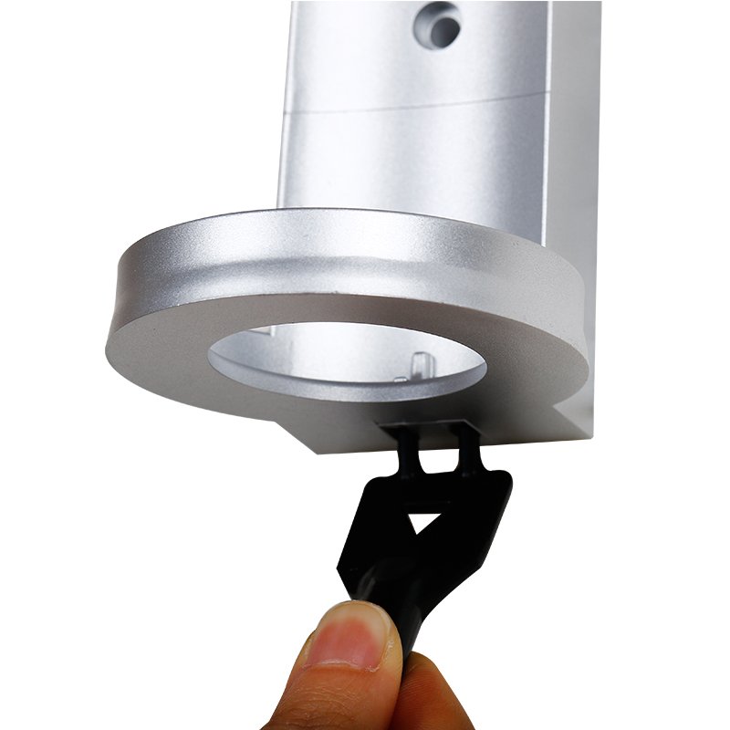 Wall mount ABS plastic single manual conditioner liquid hand and dish soap dispenser with bracket