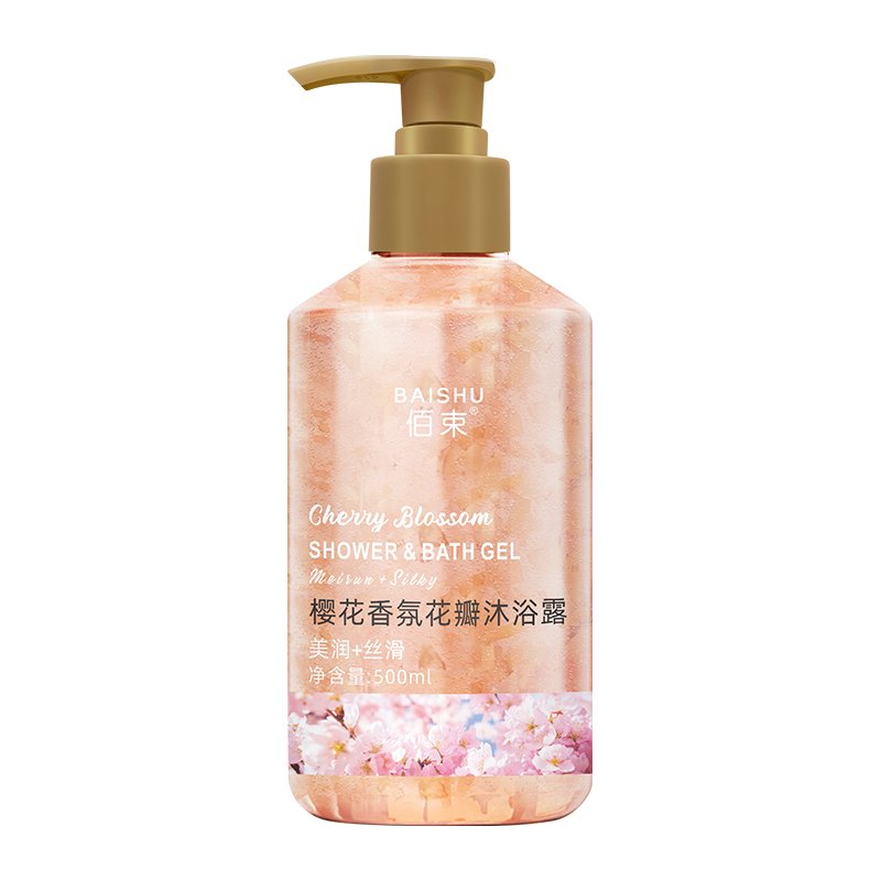 Premium Shower Gel Deep Clean Oil Control Fragrance Petal Shower gel