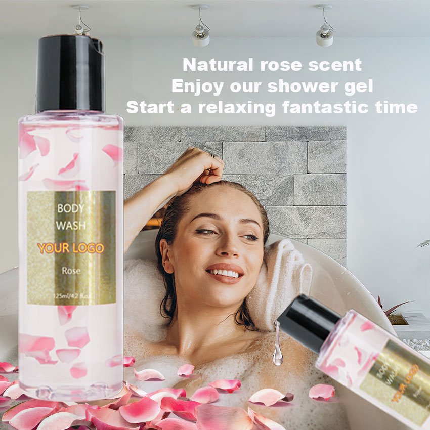 OEM vegan Cleaning body wash peach pears pureyes yoni shower gel luxury perfumes natural whitening shower gel for black skin