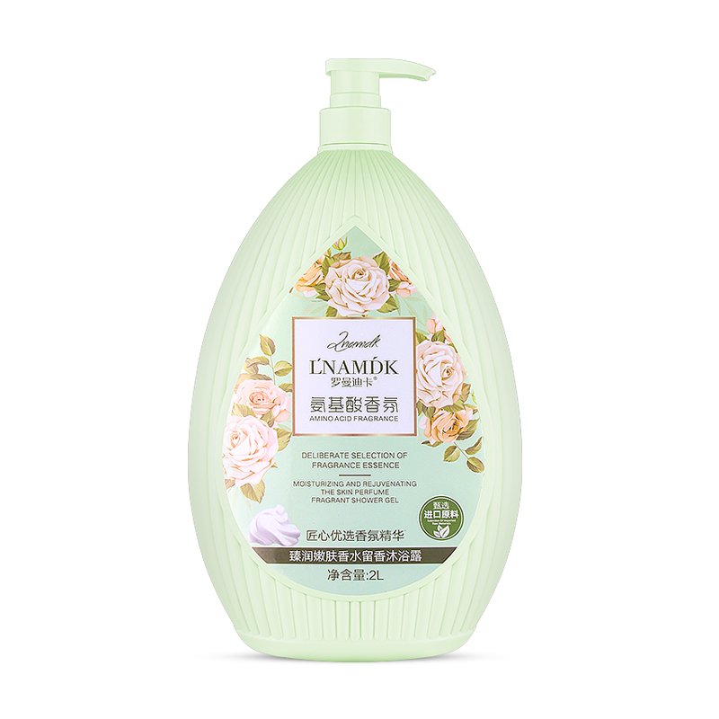 2000ml Amino Acid Shower Gel 48 Hours Lasting Fragrance Perfume Shower Gel Does Not Stimulate Brightening Skin Color Shower Gel