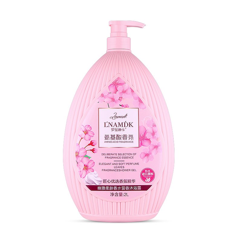 2000ml Amino Acid Shower Gel 48 Hours Lasting Fragrance Perfume Shower Gel Does Not Stimulate Brightening Skin Color Shower Gel