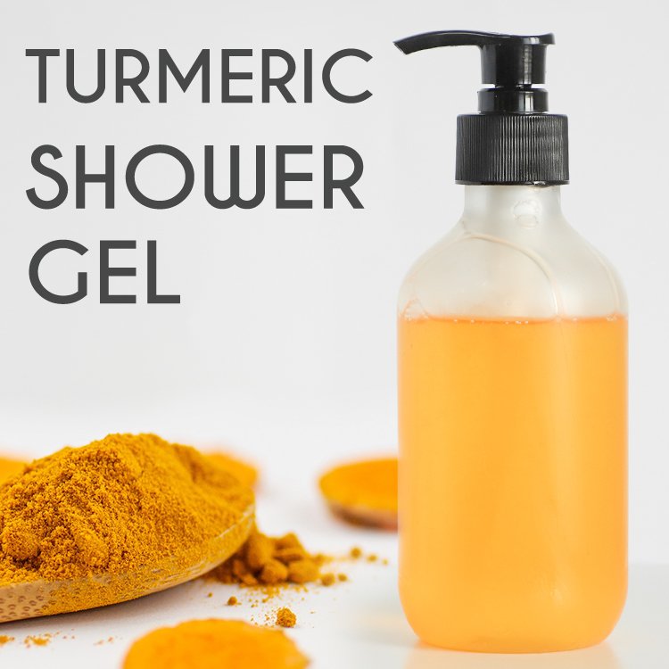 body care organic body wash Private label whitening shower gel turmeric body wash