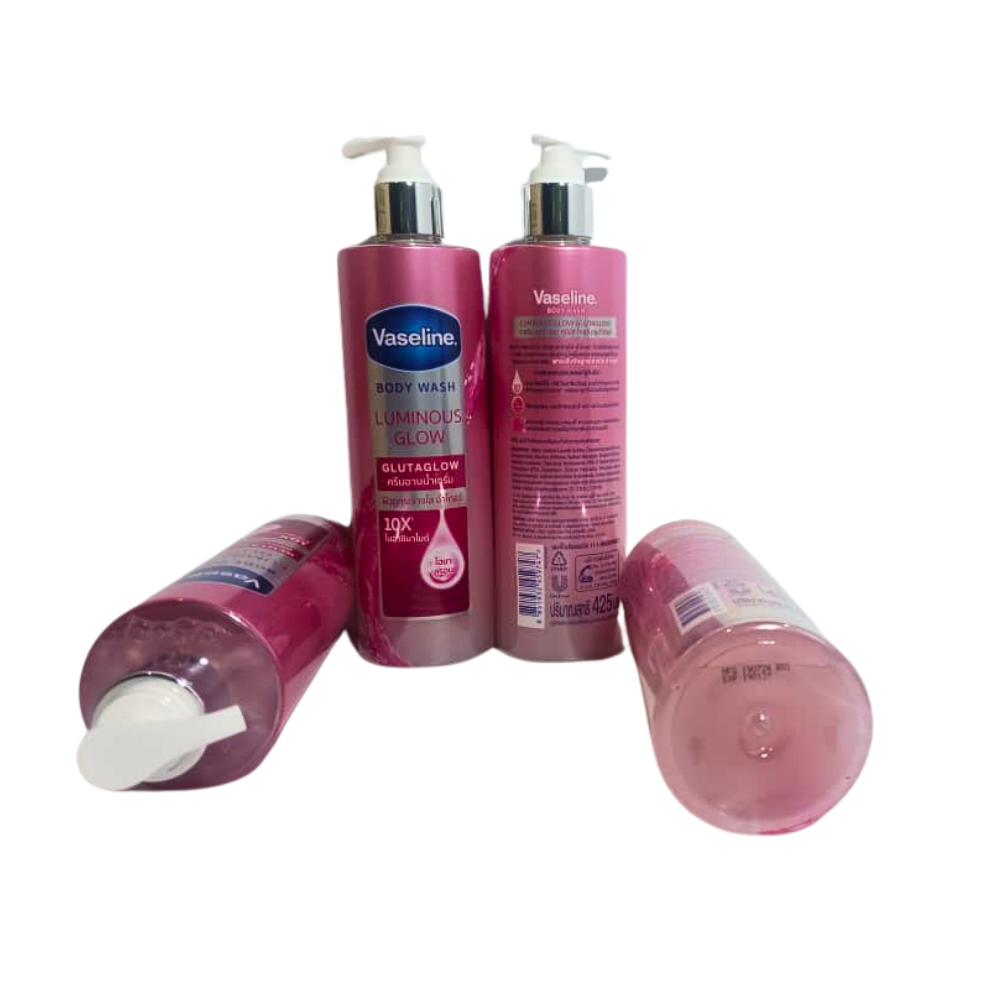VASELINE BODYWASH (THAI) 425ML SMOOTH GLOW PACK of 8