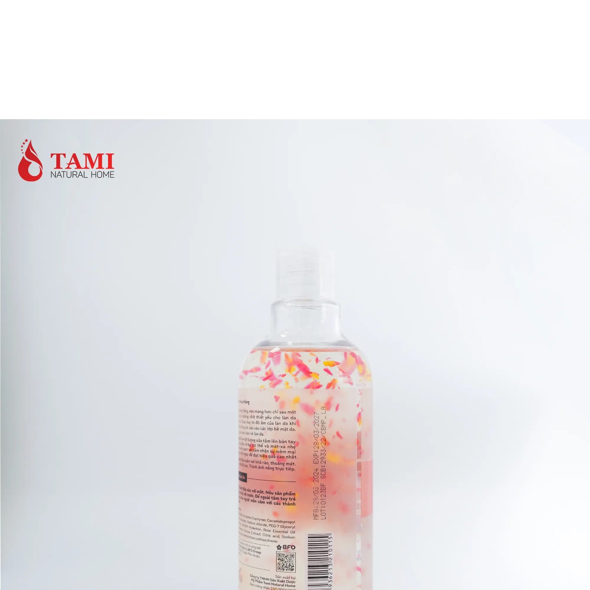 High Quality Regular Size Daily Usage Body Wash Liquid Form Refreshing Moisturizing Rose Essential Oil Shower Gel From Vietnam