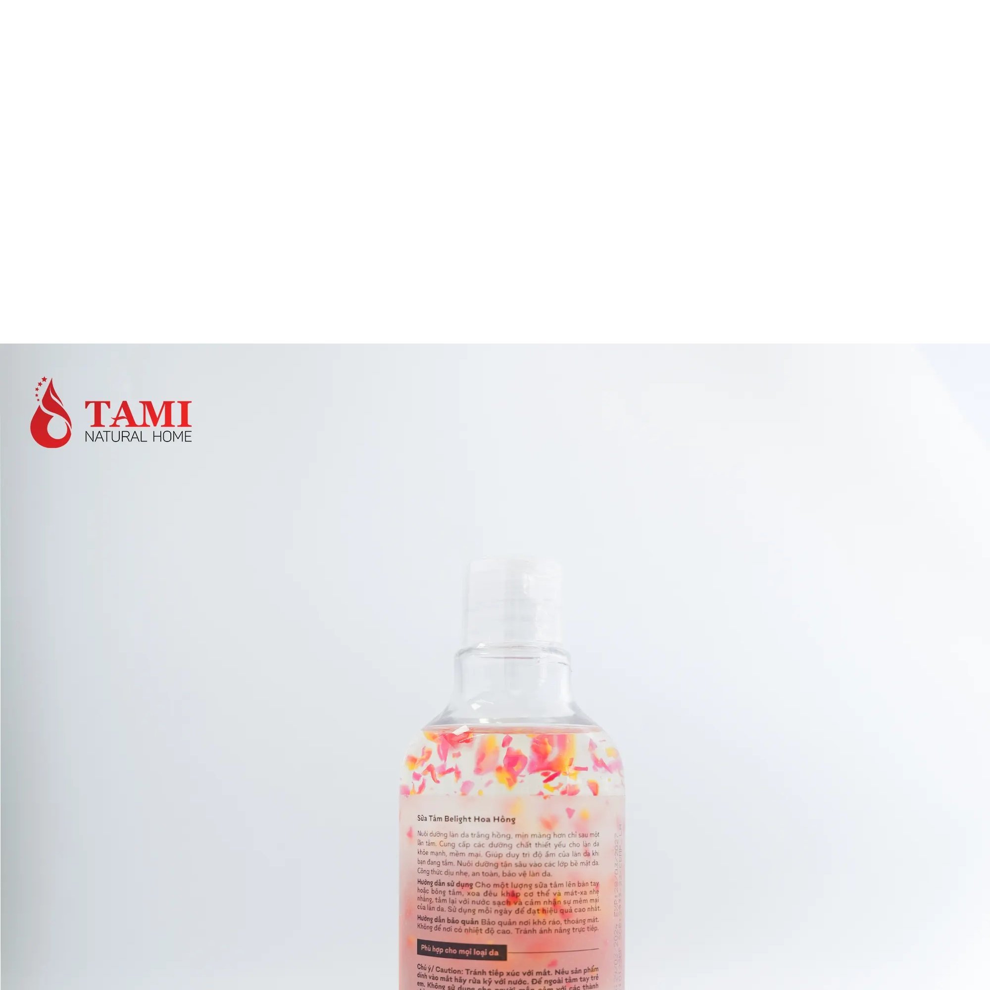 High Quality Regular Size Daily Usage Body Wash Liquid Form Refreshing Moisturizing Rose Essential Oil Shower Gel From Vietnam
