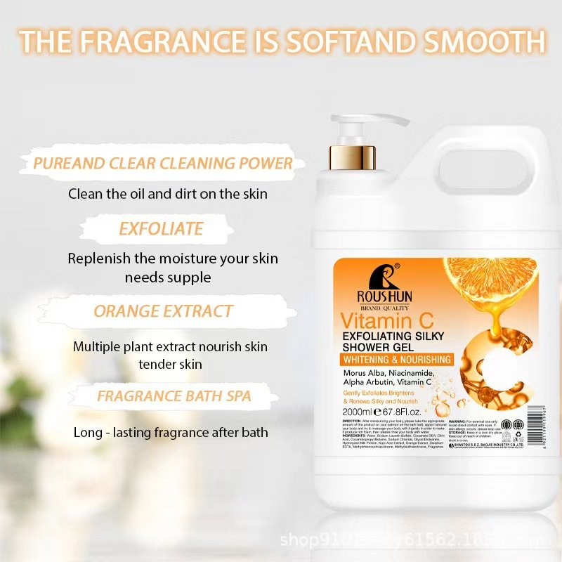 Wholesale Factory Big Size Kojic Shower Gel Nourishing Kojic Anti-wrinkle Good Quality 2000ml Deep Cleansing Kojic