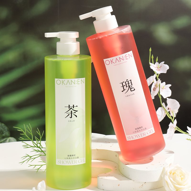 OKANEN Skin Care perfume Body Wash Large Capacity 800ml Home-use Affordable Cleaning and Moisturizing Body Wash