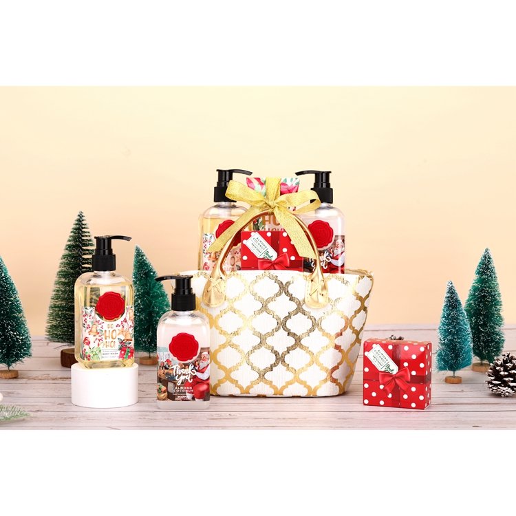 2024 New arrival 280ml shower gel shampoo skin care beauty bath gift sets for women
