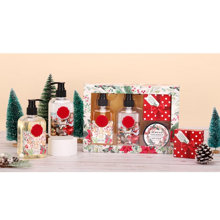 2024 New arrival 280ml shower gel shampoo skin care beauty bath gift sets for women