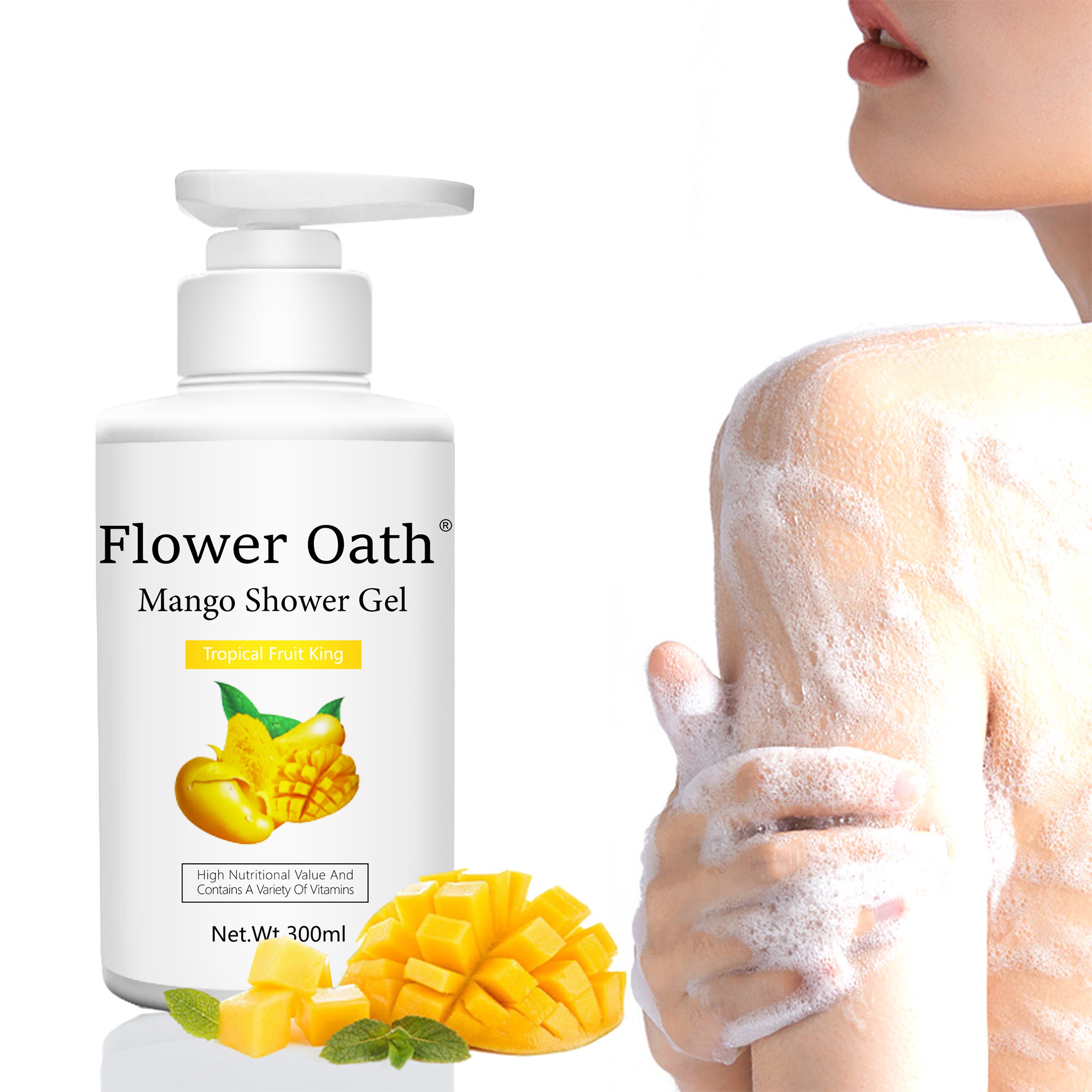 Mango Shower Gel Shower Gel Body Cleansing And Freshness Mango Fragrance Skin Moisturization