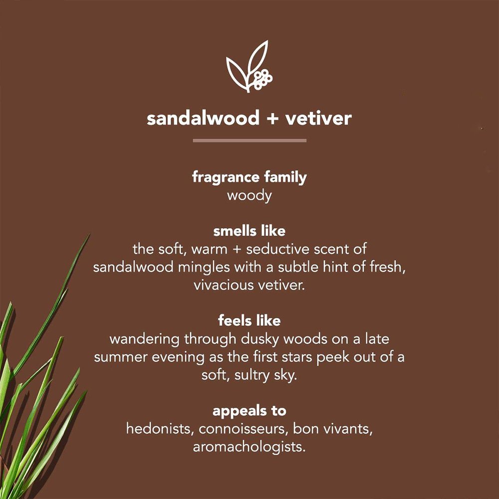Private Label Shower Gel Sandalwood + Vetiver, Paraben and Phthalate Free men body wash