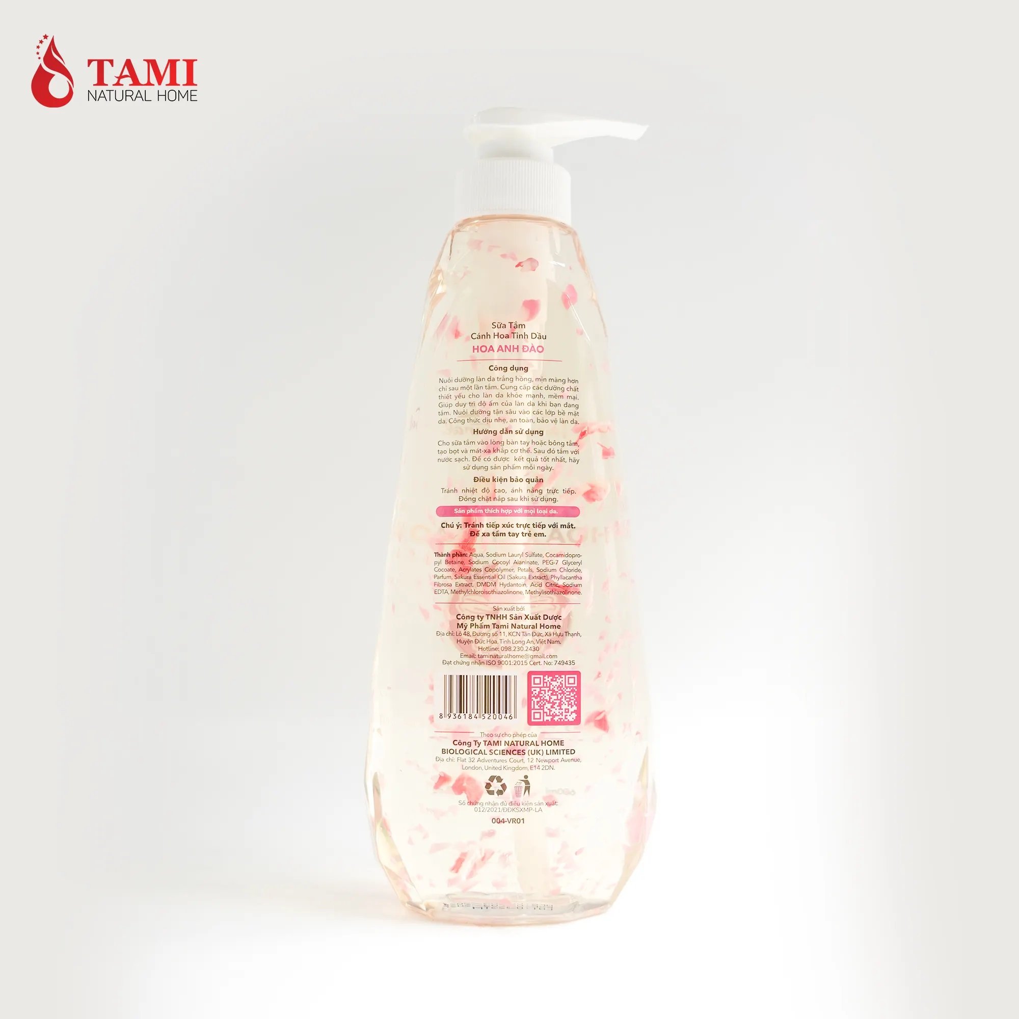 Reasonable Price Daily Usage Body Wash Refreshing Skin Cherry Blossom Essential Oil Shower Gel From Vietnam
