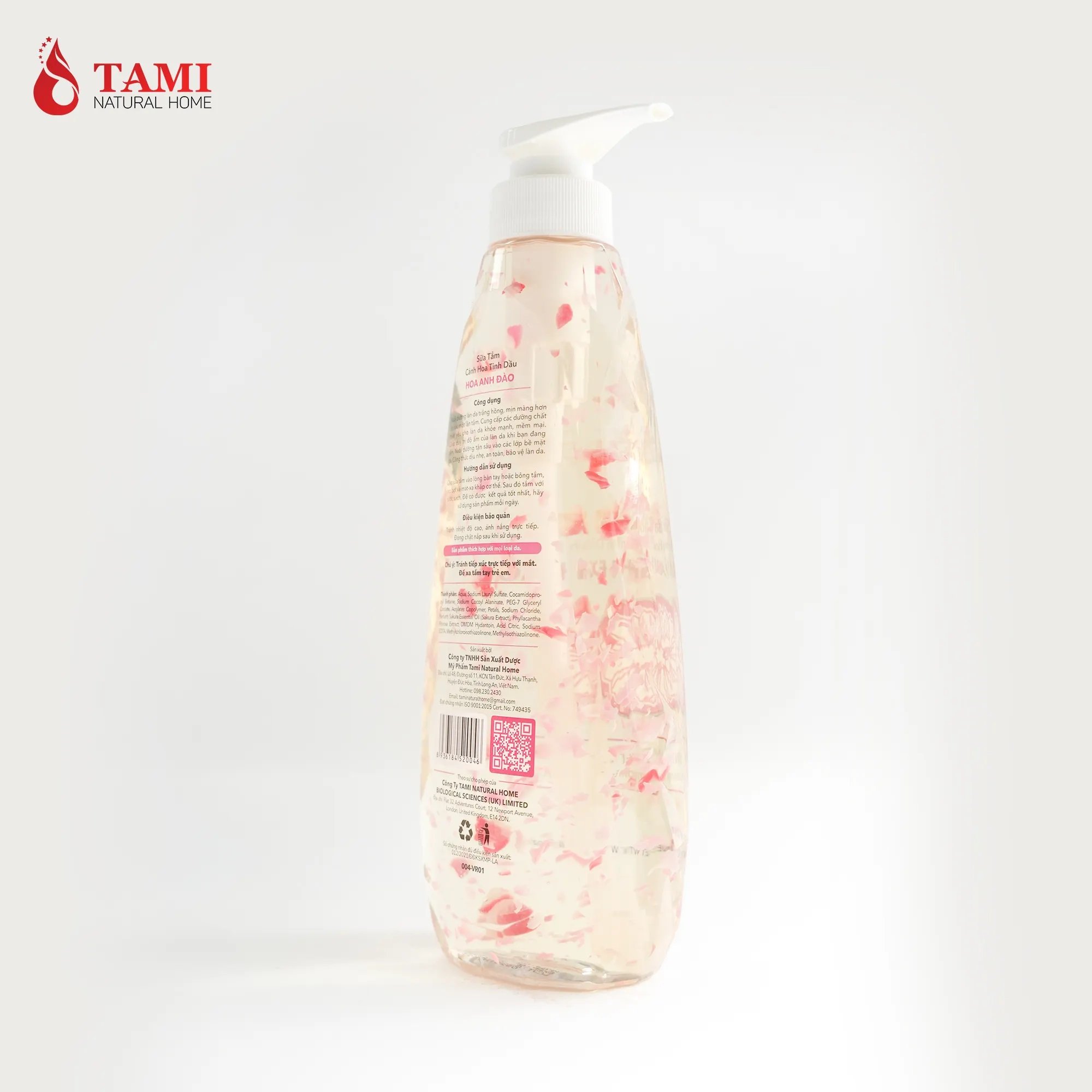 Reasonable Price Daily Usage Body Wash Refreshing Skin Cherry Blossom Essential Oil Shower Gel From Vietnam