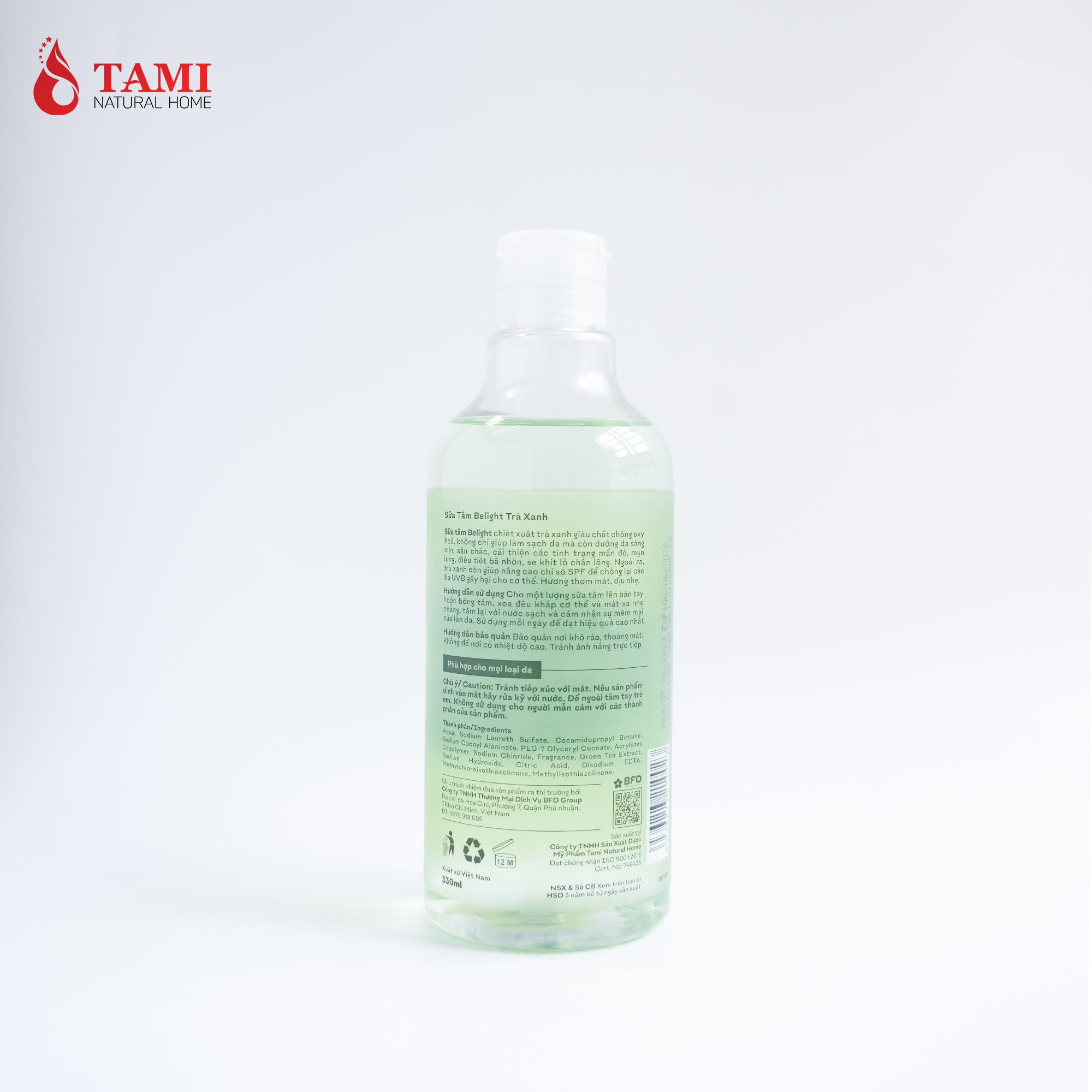 Premium Quality Personal Care Belight - Green Tea Shower Gel Customer Required Packing Cheap Price From Vietnam