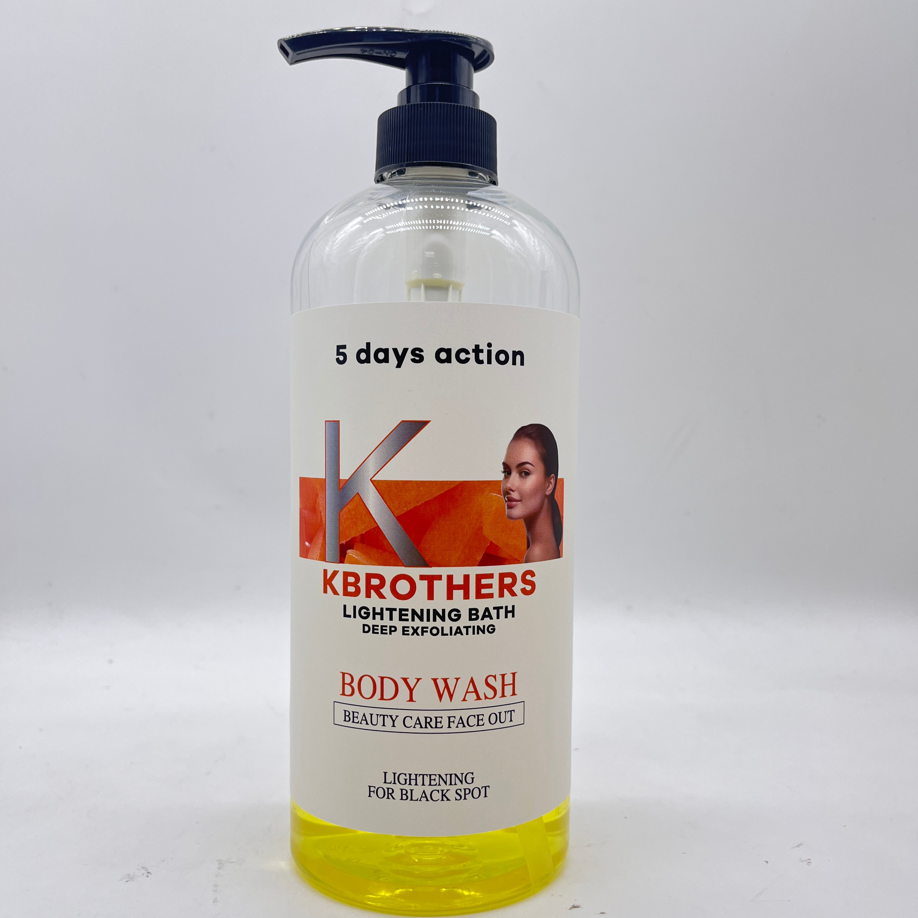 LERMO 1000ml Wholesale Body Fragrance Hotel Shower Gel Whitening Shower Gel Carrot exfoliating black head Body Wash Gel