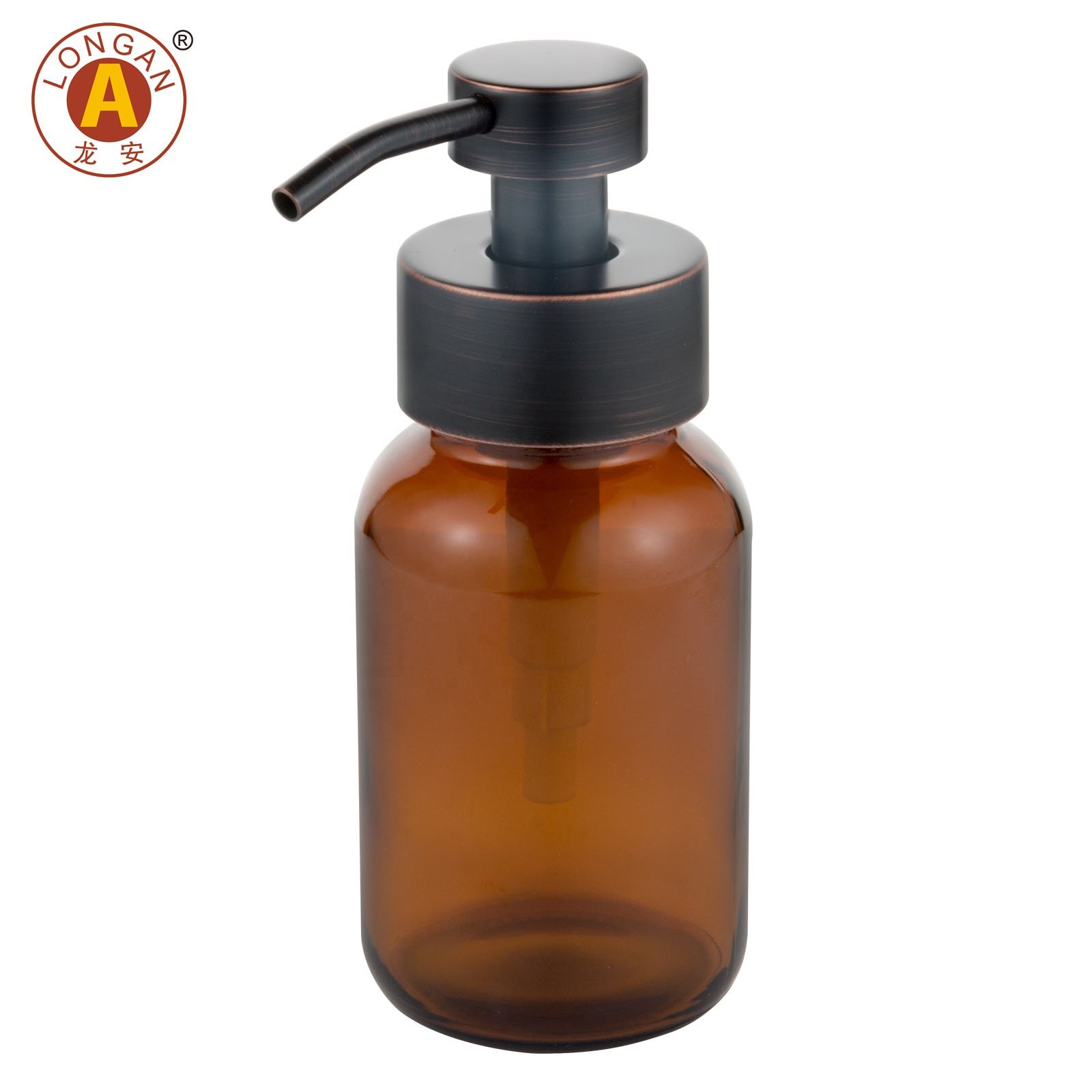 Factory Made 200Ml 300Ml Plastic Amber Pump 500Ml Wide Mouth Square Amber Glass Bottle Hand Soap With Gold Pump At Good Price