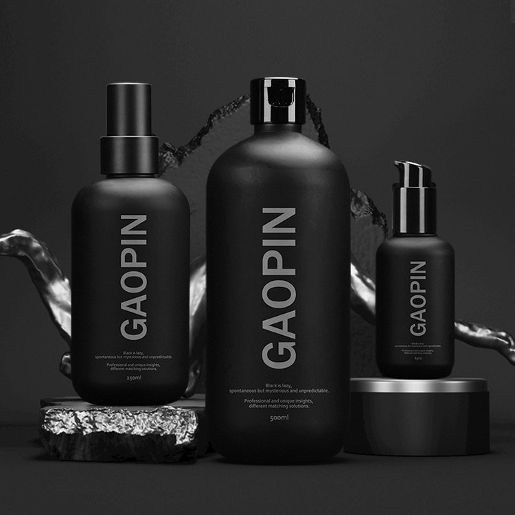 GAOPIN wholesale 50ml 250ml 500ml 1000ml customized hdpe Shampoo Shower Gel Plastic bottle