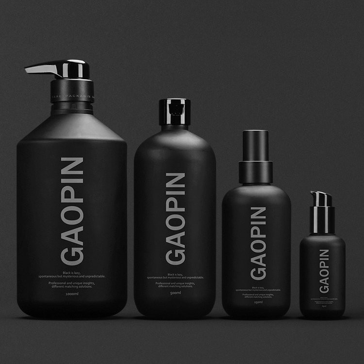 GAOPIN wholesale 50ml 250ml 500ml 1000ml customized hdpe Shampoo Shower Gel Plastic bottle