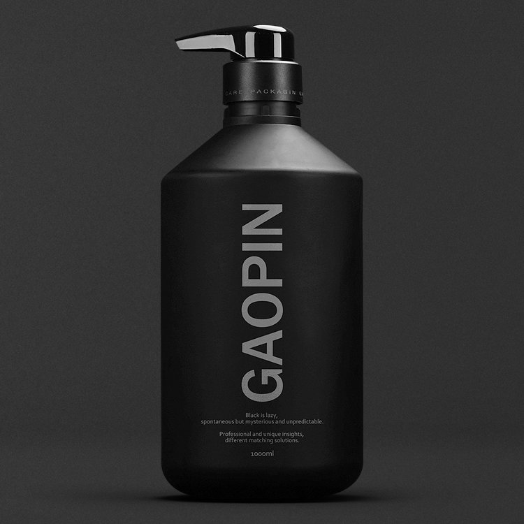 GAOPIN wholesale 50ml 250ml 500ml 1000ml customized hdpe Shampoo Shower Gel Plastic bottle