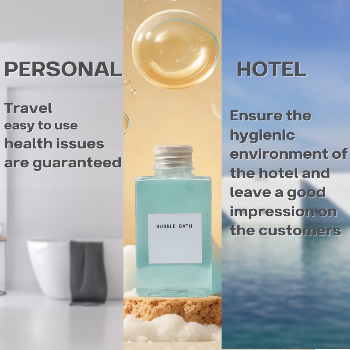 OEM Hotel Stone SPA Relaxing Relief Body Wash Skin Revitalizer Nourishing Exfoliating Soak Body Spa Foam Mousse bubble bath