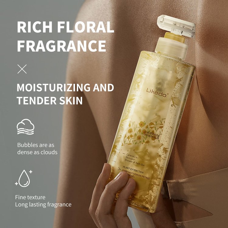 OEM/ODM 536ml Private Label Whitening Organic Niacinamide Shower Gel and Lotion Body Wash With Fragrance