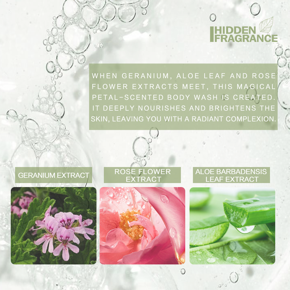 Moisturizes And Skin Care Fragrance Shower Gel Soft Skin Rich Foam Plant Extracts Hydrated Shower Gel