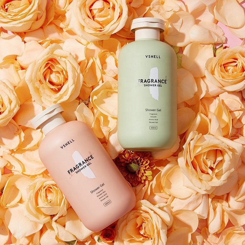 OEM Amino Acid Body Wash 300ml / 10.14 fl oz Soap-Free Mild Fragrance Shower Gel Hydrated Nourished Skincare Body Cleanser