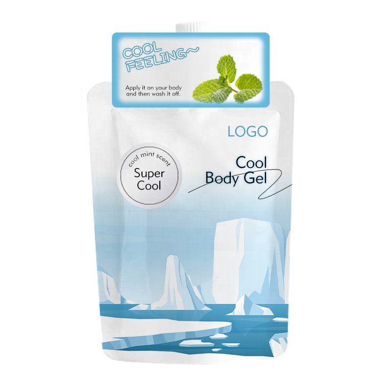 OEM Private Label Organic Natural Daily Moisturizing Fresh Bath Cool Body Gel Cleanser Bath Shower Gel Cool Body Wash