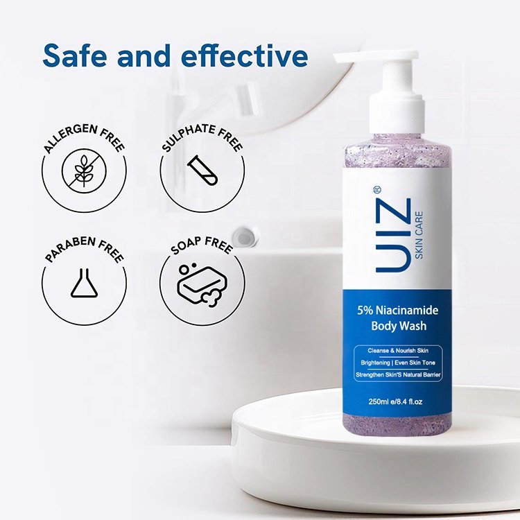5% Niacinamide Shower Gel Skin Exfoliating Brightening Reduces Pigmentation Perfume Bath Body Wash