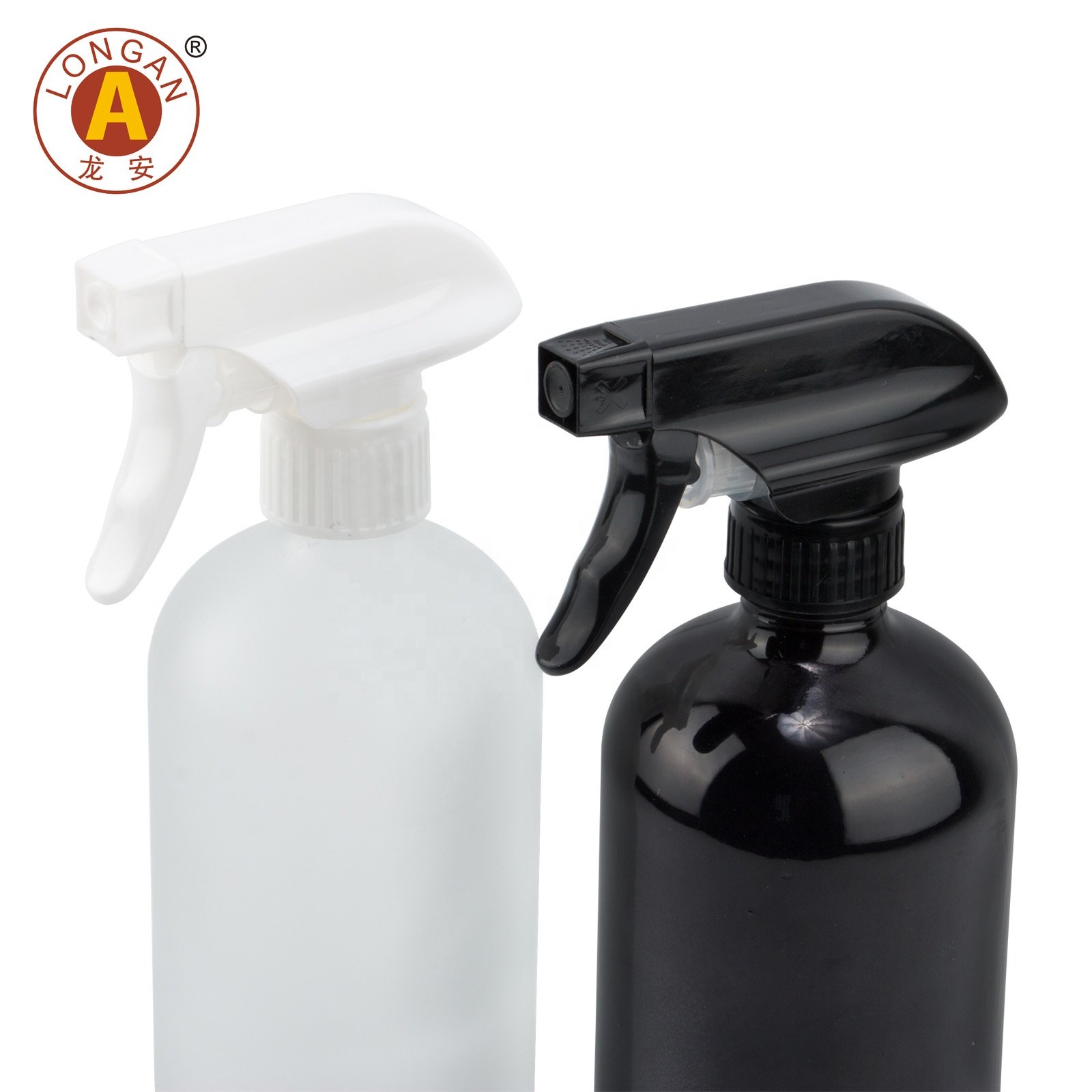 Factory Made Beauty Airless Luxury Dispenser Glass 500Ml Clear Liquid Soap Shower Gel Bottle With Black Pump At Good Price